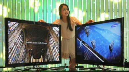Samsung представляет 3D-телевизоры Fabrizio PAVV PDP. Фото.
