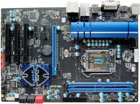 Материнская плата Sapphire Pure Platinum H61P получит поддержку USB 3.0 и SATA 6 Гбит/с. Фото.
