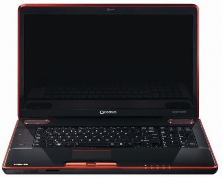 Новый мощный игровой ноутбук Toshiba Qosmio X770. Фото.