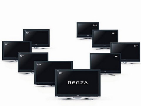 9 новых HD телевизоров от Toshiba. Фото.