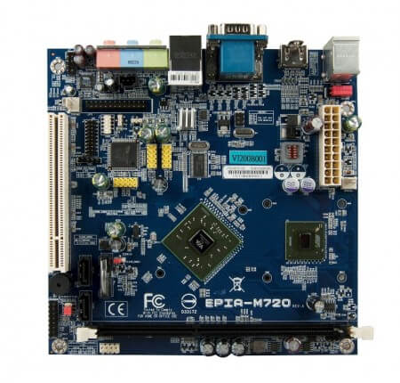 VIA представила энергоэффективную материнскую плату форм-фактора Mini-ITX. Фото.