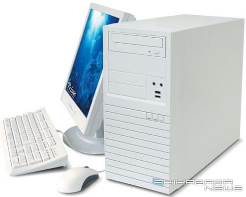 ПК на базе Windows Vista за 320 Евро. Фото.