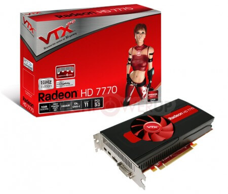 VTX3D показала видеокарты серии Radeon HD 7700. Фото.