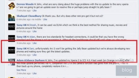 Android 4.1 Jelly Bean не выйдет на прошлогодние смартфоны Xperia. Фото.