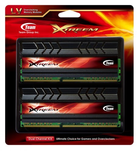 Team Group представила двухканальные наборы модулей памяти Xtreem LV DDR3-2800. Фото.