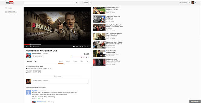 YouTube после редизайна