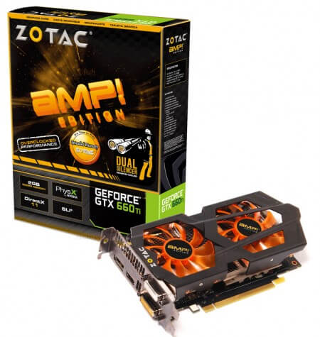 ZOTAC анонсировала две модификации видеокарты GeForce GTX 660 Ti. Фото.