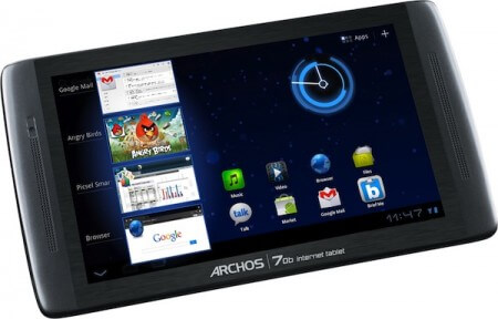 Archos выпустит конкурента Kindle Fire. Фото.