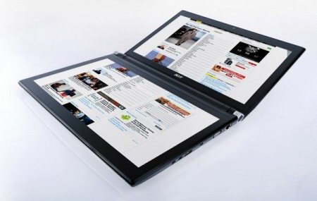 Acer Iconia «говорит нет» привычной для ноутбука клавиатуре. Фото.