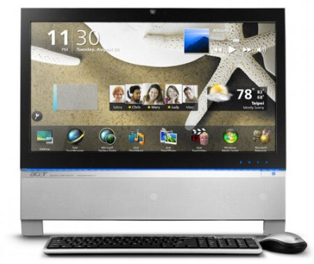 Новые десктопы формата «все-в-одном» от Acer. Фото.