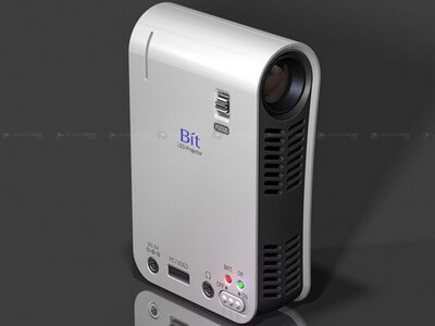 Adtec LCOS MP15A — миниатюрный проектор с VGA разрешением. Фото.
