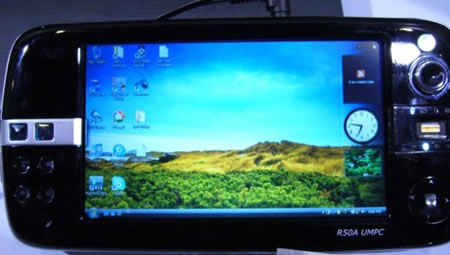 R50A — новый UMPC от Asus. Фото.
