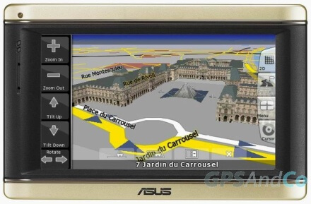 Навигационное устройство Asus R700. Фото.