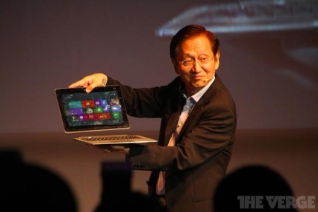 [Computex 2012] Asus представила планшет Transformer Book на базе Windows 8. Фото.