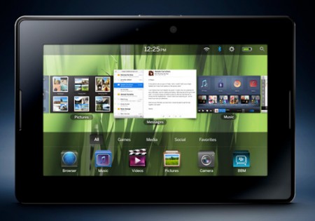BlackBerry PlayBook получит 64 ГБ памяти, большую батарею. Фото.