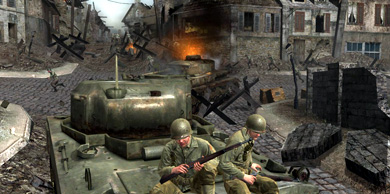 Два новых ролика из Call of Duty 3. Фото.
