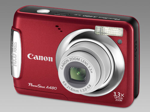 Canon выпускает фотокамеру начального уровня PowerShot A480. Фото.