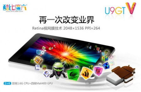Анонсирован планшет Cube U9GT5 с Retina Display. Фото.