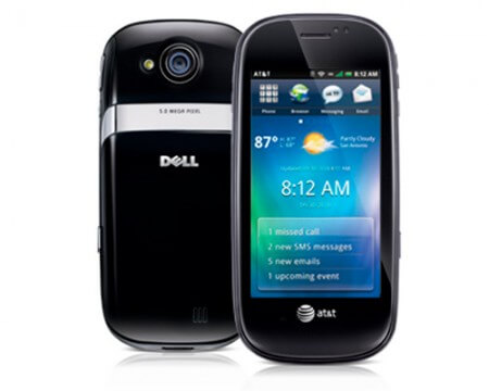 Dell начинает продажи Android-телефона Aero. Фото.