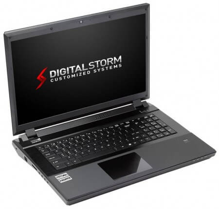 Digital Storm представила игровой ноутбук X17E. Фото.