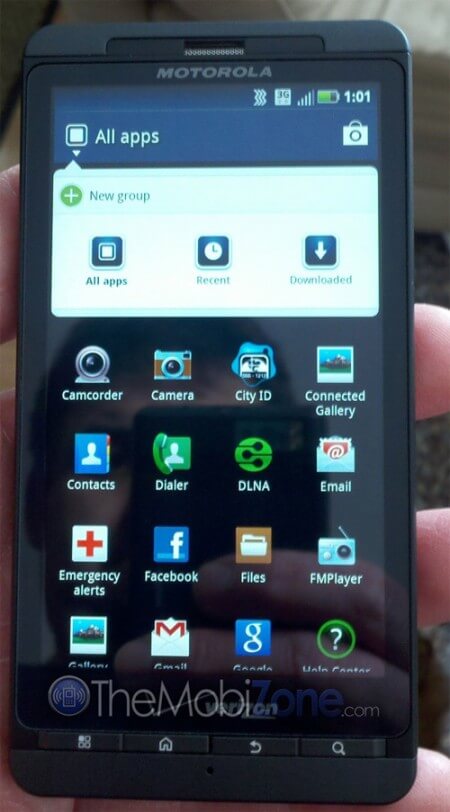 Еще немного информации о Droid X 2. Фото.