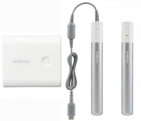 Sanyo Eneloop Stick и Mobile Booster позволят вам держать заряженными ваши аппараты. Фото.