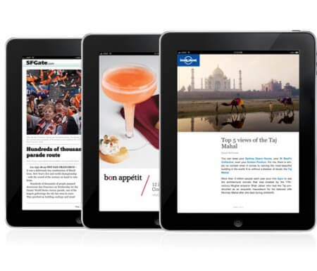 Flipboard приходит на смену журналам. Фото.