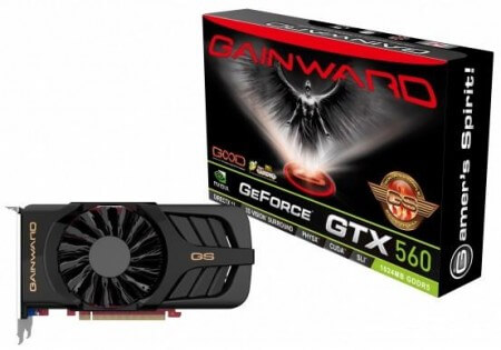 Gainward показала первые решения на базе GeForce GTX 560. Фото.