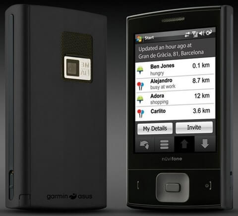 Garmin и Asus анонсировали смартфон Nuviphone M20. Фото.