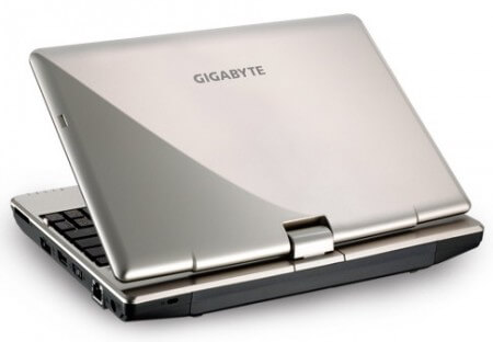 T1005P — весьма оригинальный Netbook от Gigabyte. Фото.