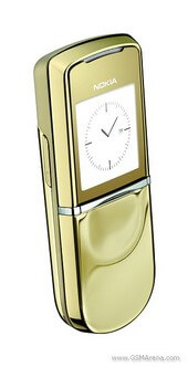 Новый представитель линейки Sirocco — Nokia 8800 Gold. Фото.