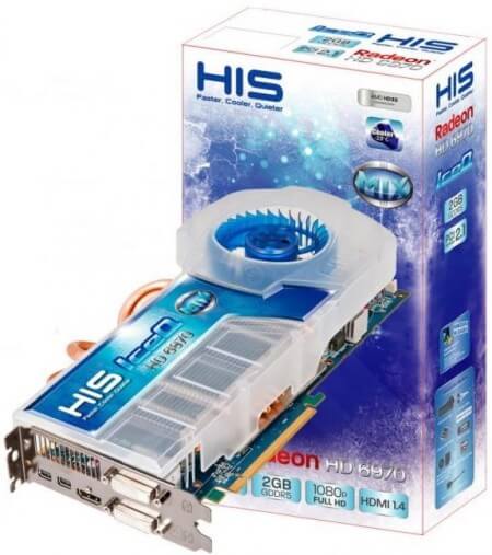 HIS 6970 IceQ Mix: видеокарта с поддержкой технологии Lucid Hydra. Фото.