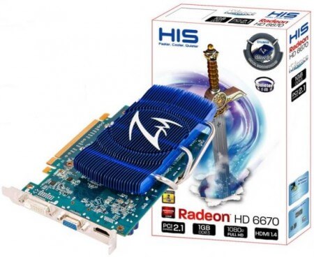 HIS представила видеокарту Radeon HD 6670 iSilence 4. Фото.