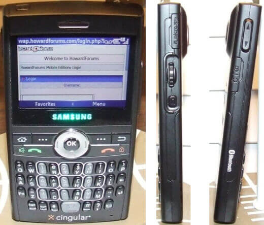 Смартфон Samsung SGH-i607. Фото.