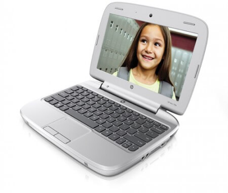 HP представляет Mini 100e — нетбук для школьников и студентов. Фото.