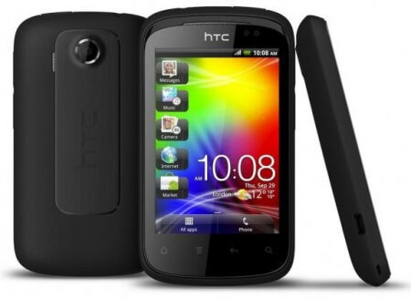 HTC Explorer: бюджетный смартфон на базе Android. Фото.
