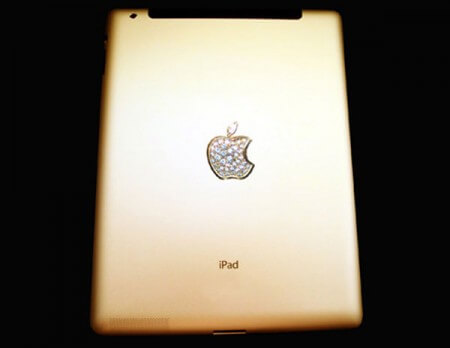 Исторически золотой iPad 2 Gold History. Фото.