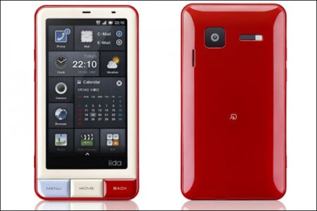 Японский смартфон мечты KDDI iida INFOBAR A01. Фото.