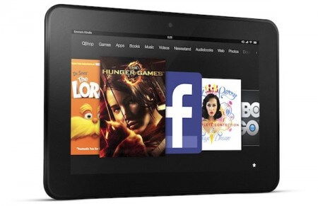 Amazon также представила планшеты Kindle Fire HD с диагональю экрана 7 и 8,9 дюйма. Фото.
