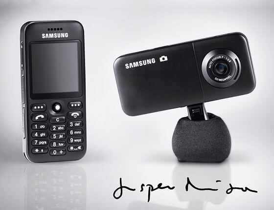 Стильный Samsung SGH-E590. Фото.