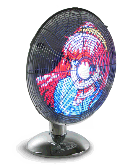 LED Art Fan от Manga lovers. Фото.