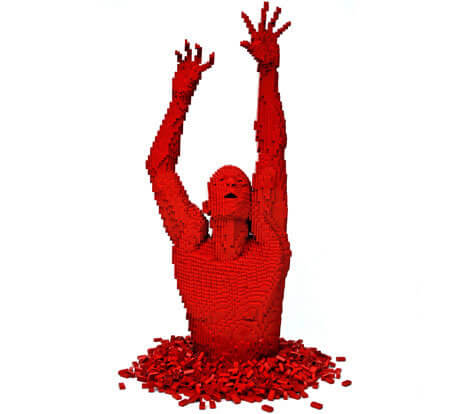 Lego не только для детей. Фото.