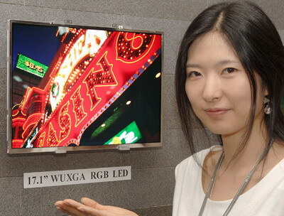 LG представляет новые LED-дисплеи. Фото.