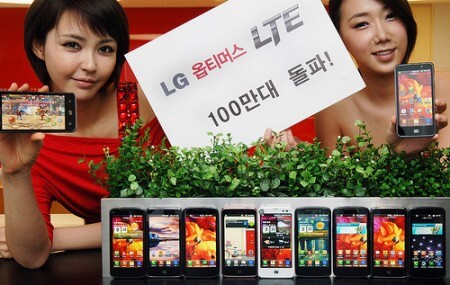 LG продала более 1 миллиона смартфонов Optimus LTE. Фото.