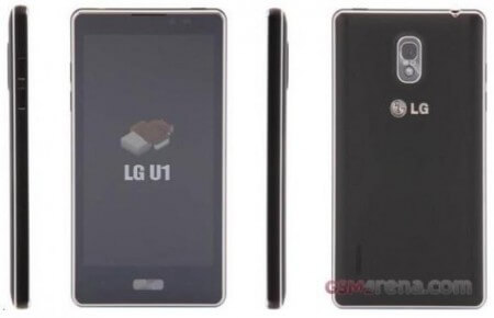 В Сети засветился смартфон LG Optimus U1. Фото.