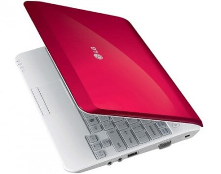 X140 — новый нетбук от LG. Фото.