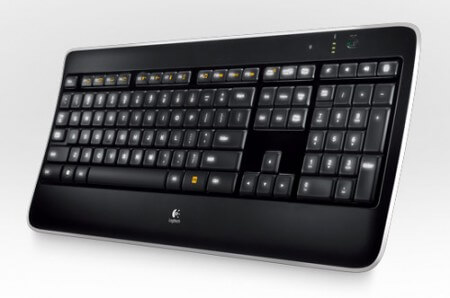 Logitech выпустила K800 Wireless Illuminated Keyboard. Фото.