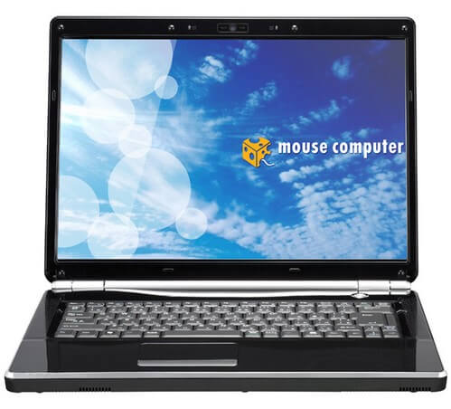Mouse Computer выпускает дешевый ноутбук с пишущим Blu-ray. Фото.