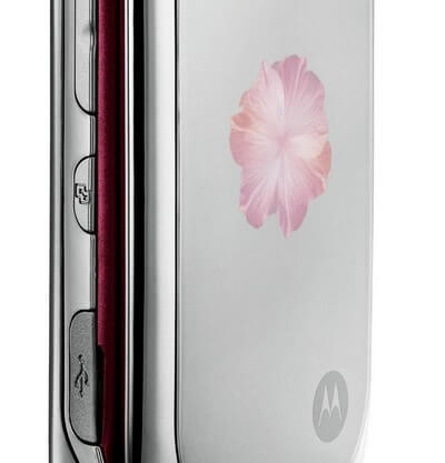 Motorola PEBL Rose Bloom — специально для влюбленных. Фото.