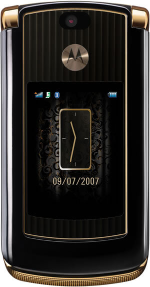 Люкс-версия Motorolla Razr2 V8. Фото.